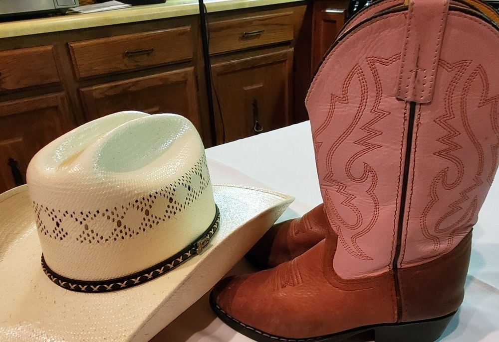 EUC Girls Cowboy Boots